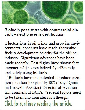 Biofuels pass tests